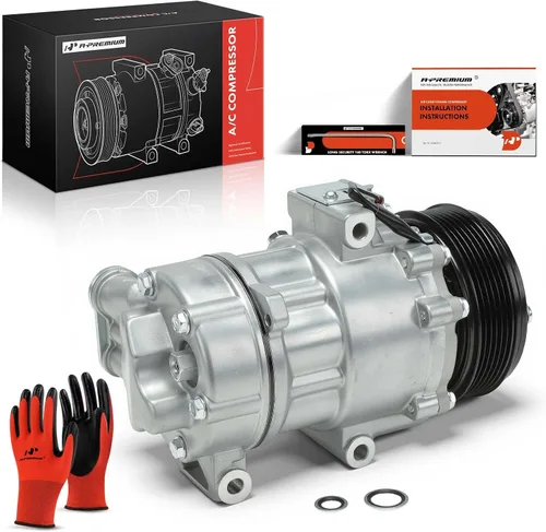 Vista 10 de A-Premium Compresor de aire acondicionado con embrague compatible con Pontiac Vibe 1.8L 2003-2008, estilo CVC