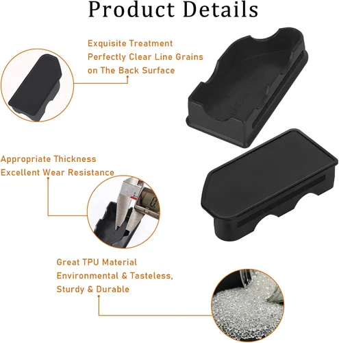 Vista 7 de WDG - Fundas de bolsillo para riel de cama para GMC Sierra 1500 2014-2018, 2 paquetes Para Chevy Silverado 2014-2018, para Silverado/Sierra
