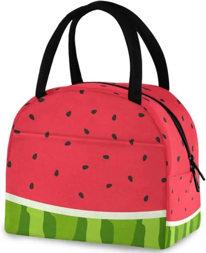 Vista 20 de Bolsa de almuerzo reutilizable para mujer africana con bolsillo frontal con cierre de cremallera aislada, bolsa térmica para el trabajo, picnic