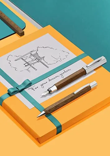 Vista 4 de Faber Castell 147508 - Bolígrafo a base de aceite, Ondo, Madera