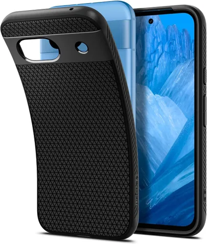 Vista 17 de Spigen Funda para Pixel 8, Liquid Air (2023) [Sin Anillo Magnético] [Protección de Grado Militar] - Abyss Green