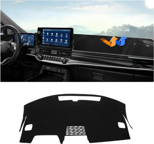 Vista 44 de Autorder - Tapete para salpicadero para 2007-2013 Chevy Chevrolet Silverado/GMC Sierra con dos guanteras, accesorios, cubierta de salpicadero