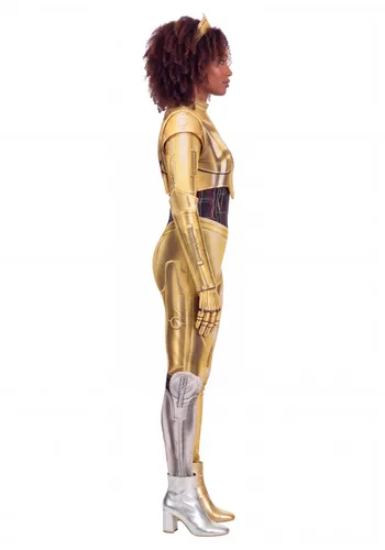 Vista 4 de Disfraz de Mujer C3PO de Star Wars Multicolor