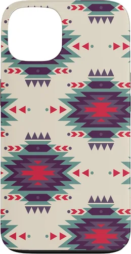 Vista 7 de Funda única con diseño azteca navajo rojo turquesa occidental para iPhone 17