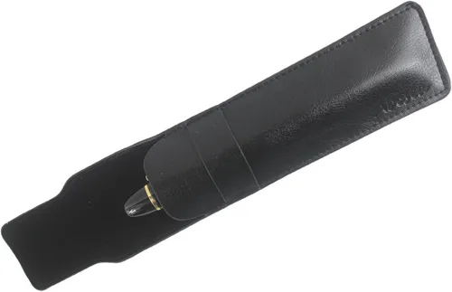Vista 4 de Expert Deluxe Roller Ball Pen con bolsa para bolígrafo, barril grande, negro y dorado
