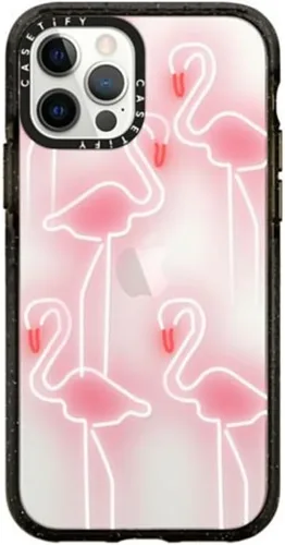 Vista 38 de CASETiFY Impact - Funda para iPhone 12 y iPhone 12 Pro, Bearly Awake, color negro transparente