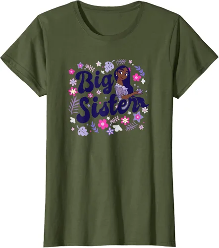 Vista 69 de Disney Encanto Isabela Madrigal Big Sister - Camiseta floral, gris, S Asfalto