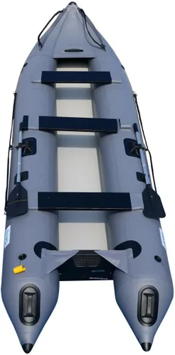Vista 7 de BRIS Bote inflable de 14.1 pies Kayak inflable 3 persona Kayak canoa pesca poonton barco