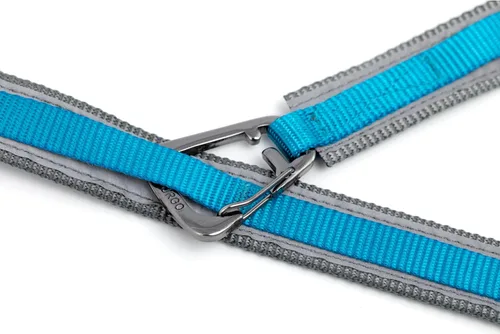 Vista 3 de Kurgo Correa cuántica de 6 en 1, correa para perros manos libres, cinturón para correr, estilo bandolera y cinturón de cintura, reflectante, clip
