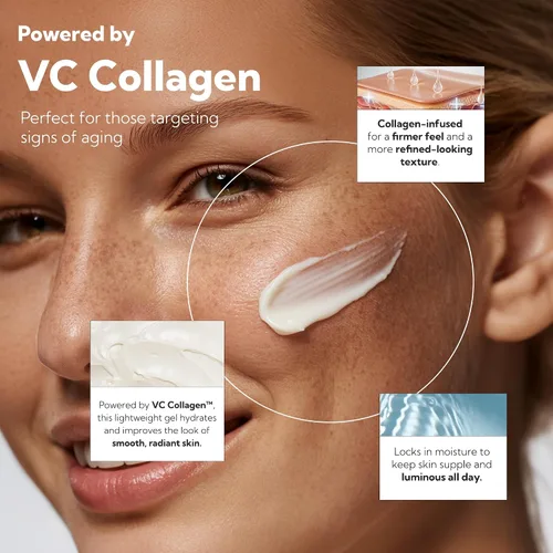 Vista 3 de PERFECT ONE Gel Lifting – Hidratante facial todo en uno y suero antienvejecimiento – Con colágeno, niacinamida, retinol, VC y ácido hialurónico