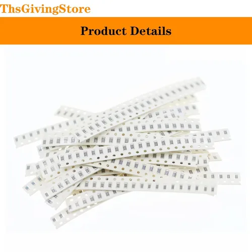 Vista 4 de Kit surtido de condensadores SMD 1206, 720pcs 36values x 20pcs 1pF-10uF SMD Micro condensador Muestras Kit, componentes electrónicos