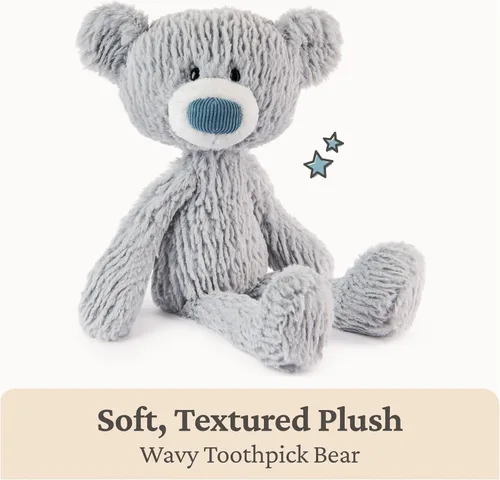 Vista 3 de GUND Palillo de dientes ondulado de peluche de 15 pulgadas, a partir de 1 Azul