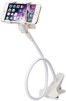 Vista 5 de Soporte universal flexible de brazo largo para teléfono celular perezoso cuello de cisne Soporte de coche Soporte de mesa de escritorio para cama