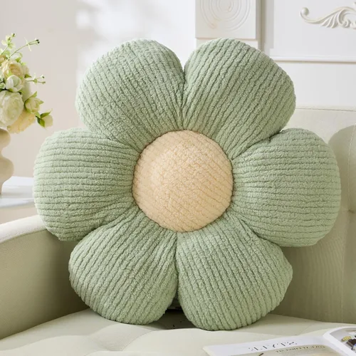 Vista 12 de Almohada de flores, almohadas azules, lindas margaritas, cojín decorativo para el hogar, para cama, sofá, sofá