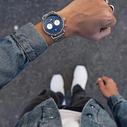Vista 4 de MVMT Blacktop - Reloj cronógrafo analógico para hombre Blacktop