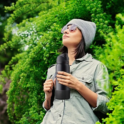 Vista 6 de Funda de silicona para botella de agua Owala de 40 oz, funda protectora antideslizante para botellas de acero inoxidable FreeSip/Twist/Flip