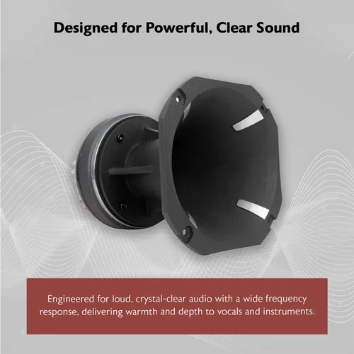 Vista 4 de Rockville HT120 2 "360w coche/pro aluminio cuerno titanio tweeter w/2" bobina de voz