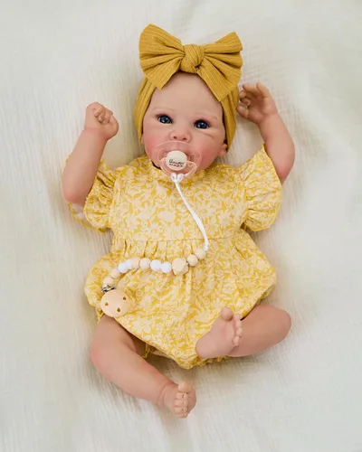 Vista 15 de FOCKOF Muñecas de Bebé Realistas Reborn - Muñecas de Bebé de la Vida Real de 18 Pulgadas Niña Muñeca de Bebé Realista con Accesorios para 3+ Años