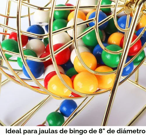Vista 3 de Bolas de bingo GSE de 7/8 pulgadas, bolas de repuesto multicolor para Bolas multicolor de 7/8