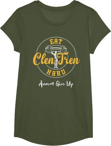 Vista 76 de Culturismo: Comer Clen Tren Hard Anavar Give Up - Camiseta de gimnasio, Negro