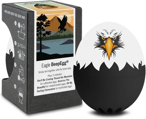 Vista 9 de BeepEgg Oso – Temporizador de Huevos para Hervir Huevos – Cocinador de Huevos Musical para Huevos Blandos, Medios y Duros – Seguro para Alimentos