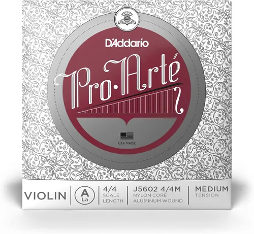 Vista 21 de D'Addario J56 1/2M Pro-Arte Cuerdas de Nylon para Violín, Mediano
