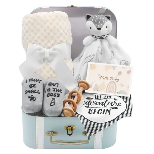 Vista 8 de Paquete de cuidado para nuevas mamás después del bebé, regalos para la nueva mamá y regalos esenciales para bebés, regalo posparto para futuras
