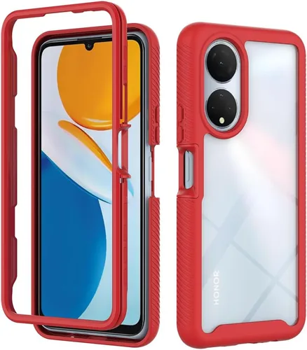 Vista 11 de Funda protectora para Honor X7, protección de doble capa para Honor X7, parachoques delantero de PC + cubierta trasera antideslizante combinación