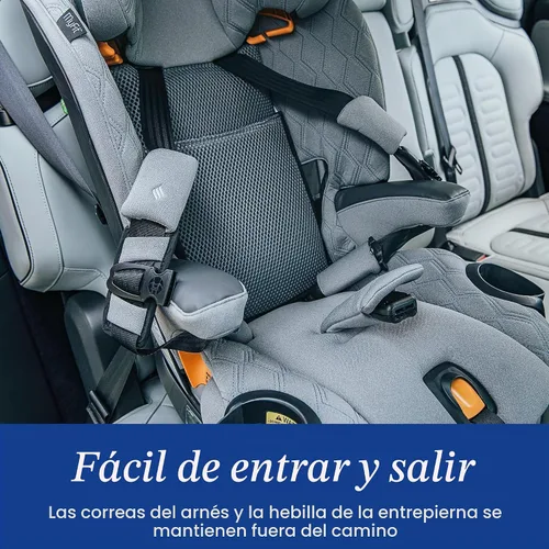 Vista 7 de Chicco MyFit Harness + Booster Car Seat, 5-Point Harness and High Back Seat Stratus