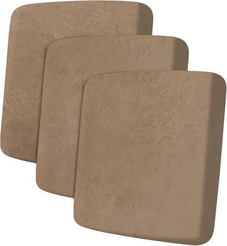 Vista 131 de ANARACHON Fundas de cojín de sofá con aspecto de cuero, juego de fundas de asiento de sofá, protector de muebles para sillón seccional, sofá biplaza