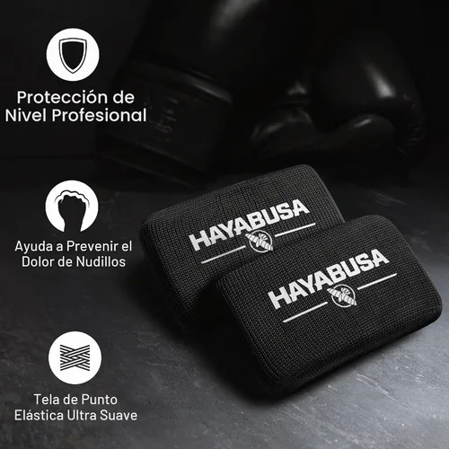 Vista 2 de Hayabusa Protectores de nudillos de boxeo
