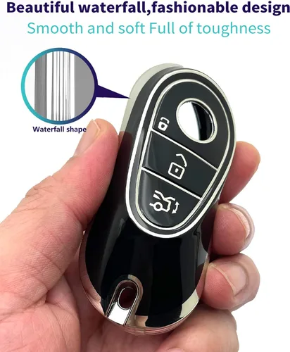 Vista 3 de For Mercedes Benz A C E S G CLK EQE EQS GLC GLE Smart Remote Key