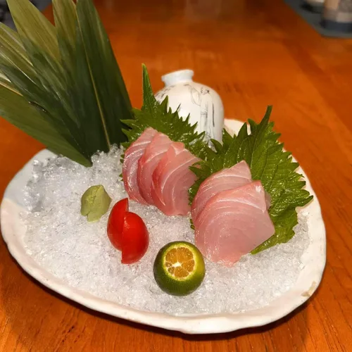 Vista 3 de Hoja de bambú Sushi Placa Decoración Hojas Reales Plato Decoración de Alimentos Tamaño Pequeño 100Pcs