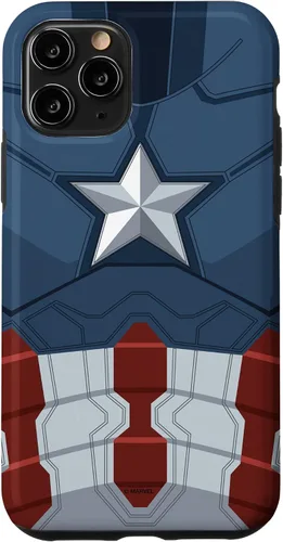 Vista 29 de Marvel Funda de uniforme para iPhone 17 de Captain America Steve Rogers