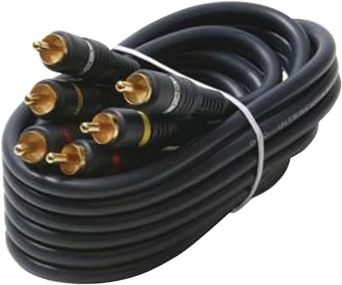 Vista 19 de STEREN Cable RCA de audio para automóvil, cables RCA, cable de subwoofer RCA, proyector de cine en casa RCA, proyector RCA, cables de audio y video