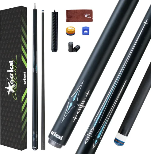 Vista 12 de CRICAL Carbon Fiber Pool Cue Stick 58in Low Deflection Billiard Cue