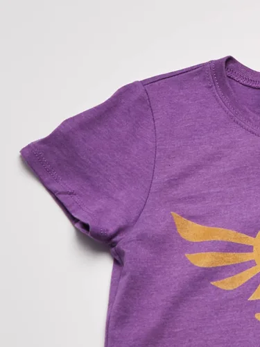 Vista 4 de Nintendo Zelda Triumphant Triforce Graphic - Camiseta para niña