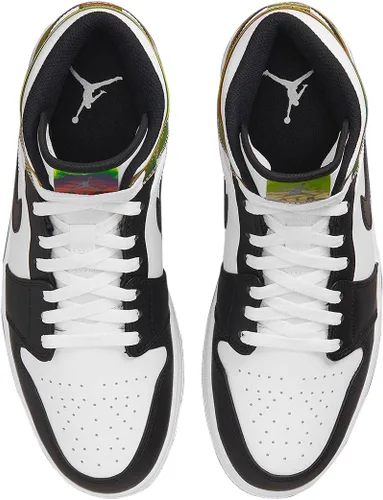 Vista 4 de Nike - Zapatos deportivos unisex para baloncesto, BlancoNegro, 10.5