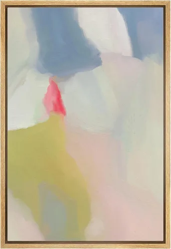 Vista 21 de MUDECOR Impresión en Lienzo Enmarcado Arte de Pared Pincelada Floral Abstracta en Tonos Neutros Cálidos Tonos Terrosos Ilustraciones Minimalismo