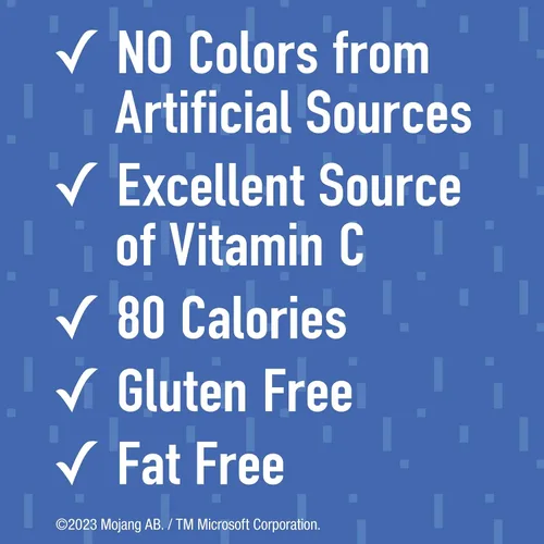 Vista 5 de Minecraft Snacks con sabor a frutas, 17.6 onzas, 22 bolsas