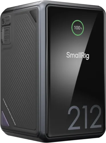 Vista 11 de SMALLRIG Batería de montaje en V T99, batería de montaje en V de 99 Wh/6800 mAh con 7 puertos, carga rápida USB-C dual de 100 W, 2 H, a prueba