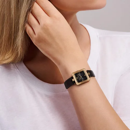 Vista 4 de Ted Baker Reloj de mujer negro con correa de cuero vegano (Modelo BKPMSS3019I), Negro -, Moderno