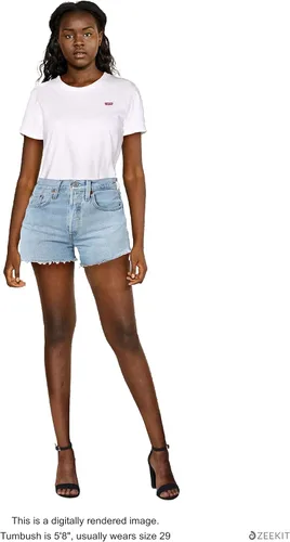 Vista 4 de Levis Pantalones cortos originales 501 para mujer