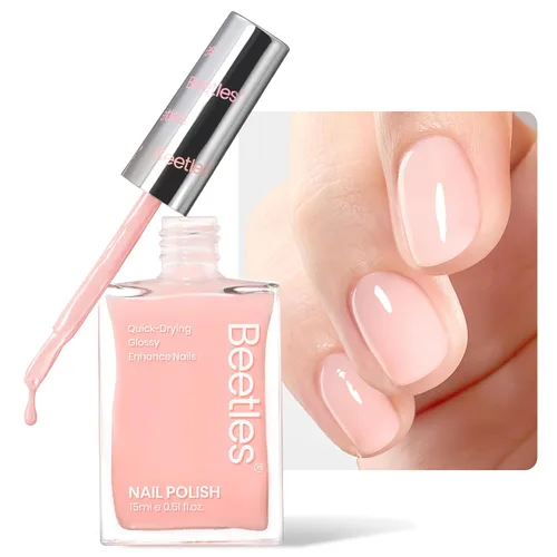 Vista 8 de Beetles Esmalte de uñas – Esmalte de uñas de dedos rojos de secado rápido (0.5 onzas líquidas), no necesita lámpara UV, esmalte de uñas, manicura