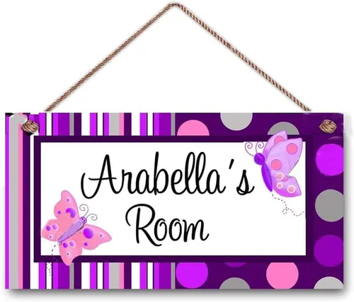 Vista 19 de Letrero para habitación de niños, helicóptero, azul, naranja, verde lima, para niños, letrero personalizado para puerta, dormitorio, guardería
