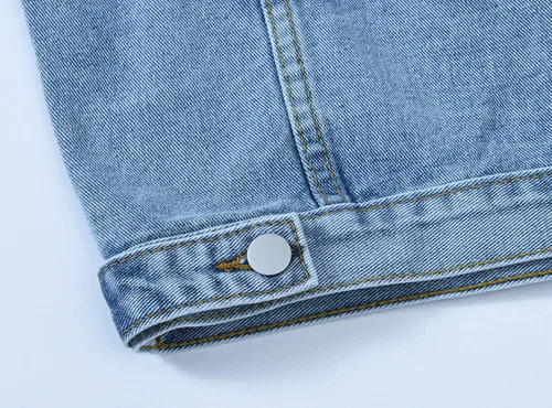Vista 5 de loveimgs Chaqueta clásica de mujer con botones y botones para mujer