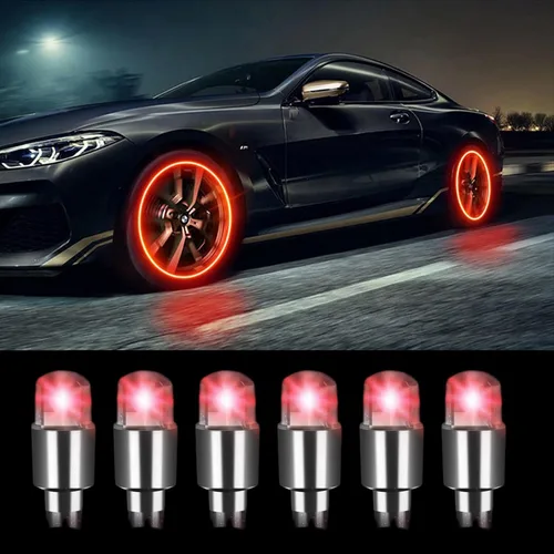 Vista 20 de 20 PIEZAS Tapas Fluorescentes para Vástago de Válvula de Neumático - Cubiertas Luminosas para Neumáticos de Vehículos Universales - Accesorios