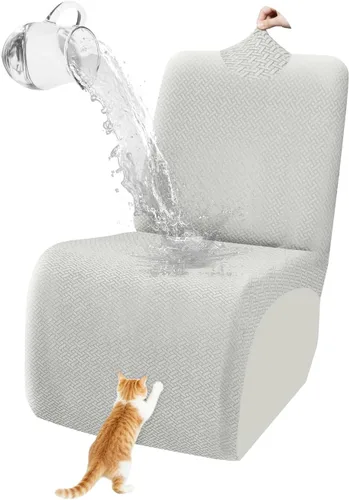 Vista 88 de ALIECOM Fundas 100% impermeables para sofá seccional reclinable, forma de L, elásticas, para esquina, funda para sofá seccional reclinable, lavable