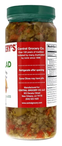 Vista 4 de Central Grocery Ensalada de aceitunas - 16 oz (paquete de 1)