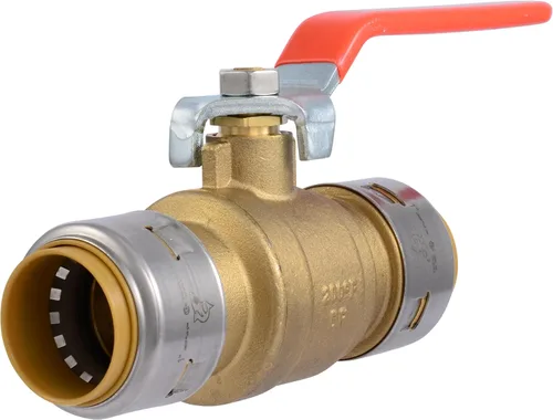 Vista 7 de SharkBite Válvula de bola máxima de 3/4 pulgadas, Empuje para conectar accesorios de plomería de latón, cierre de agua, tubo PEX, cobre, CPVC
